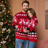 Men's Cozy Christmas Sweatshirt Perfect for Family Matching Soft Knit 1